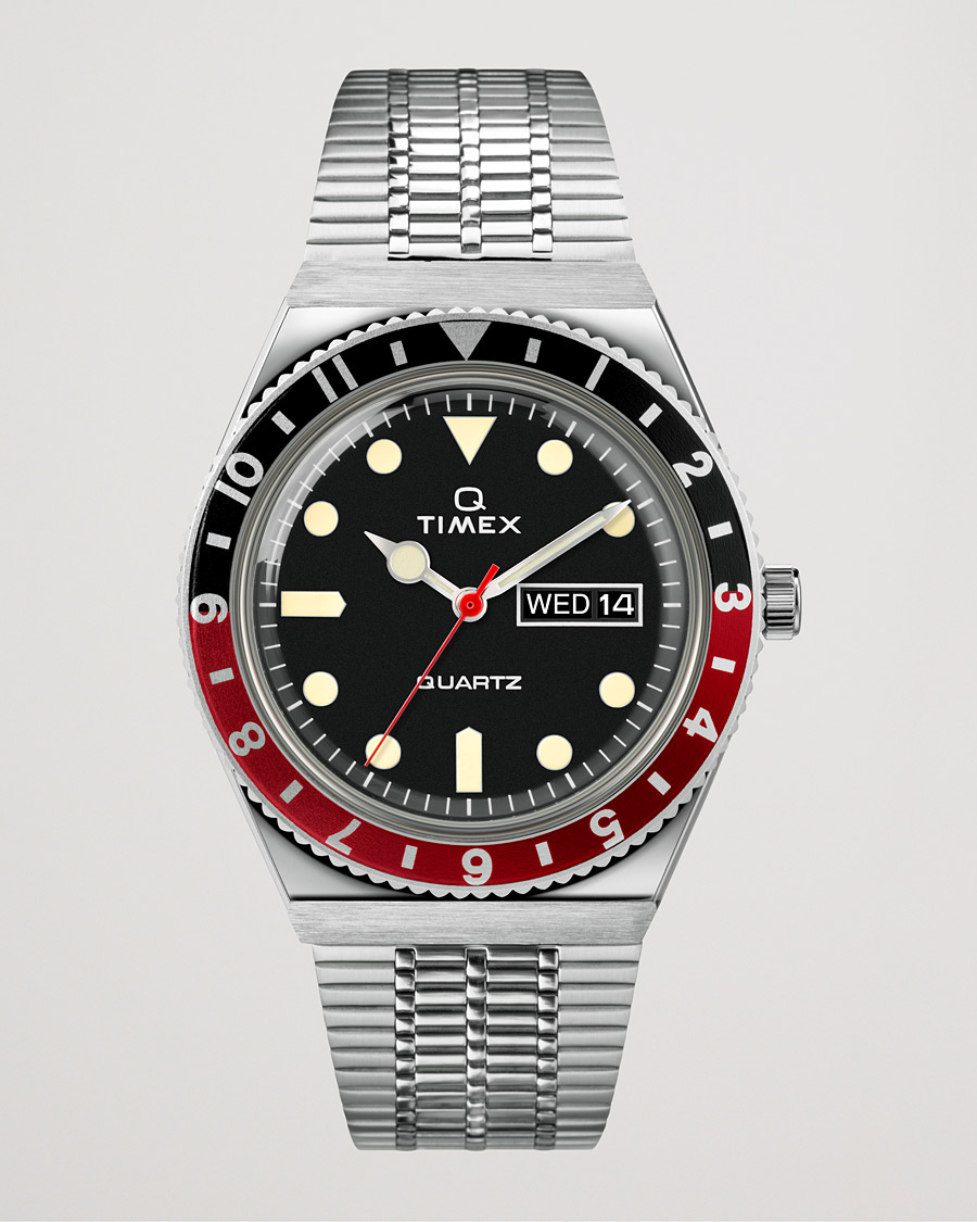 Hombres | Timex Q Reissue 1979 Black/Red | Timex | Q Reissue 1979 Black/Red