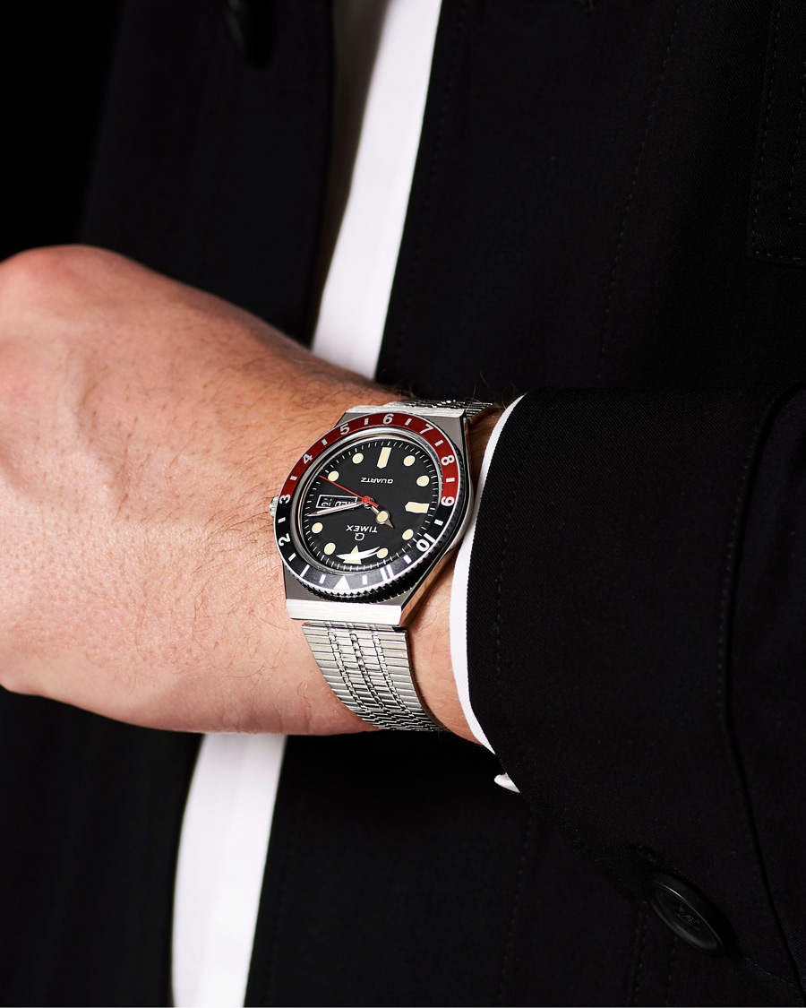 Hombres | Timex Q Reissue 1979 Black/Red | Timex | Q Reissue 1979 Black/Red