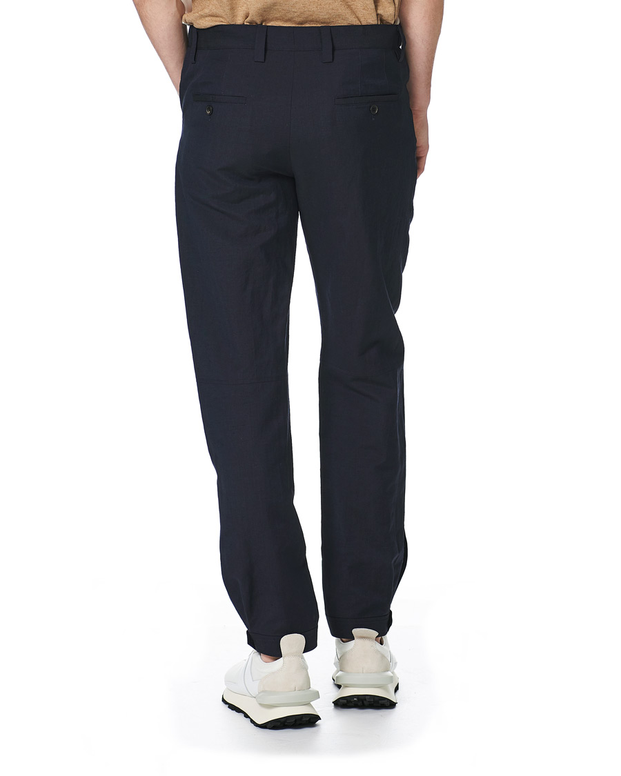 Hombres | Pantalones | Lanvin | Slim Fit Trousers Navy