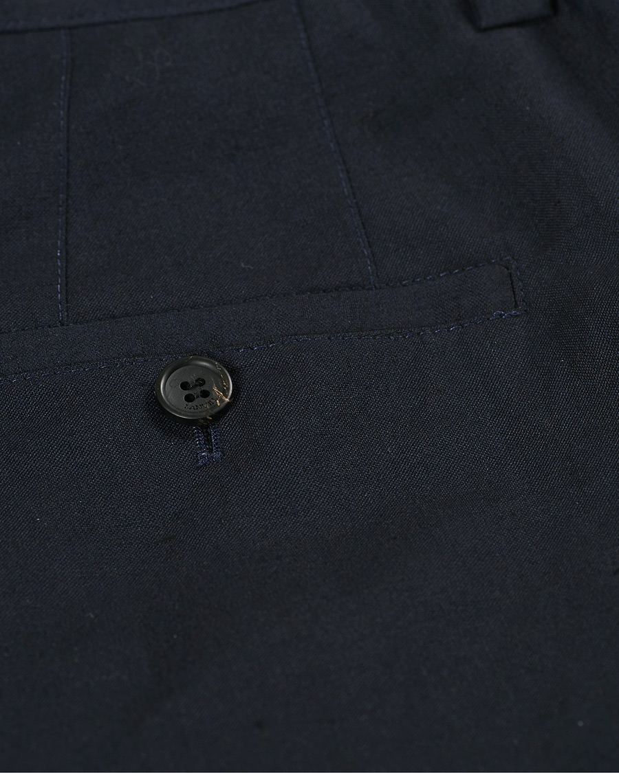 Hombres | Pantalones | Lanvin | Slim Fit Trousers Navy