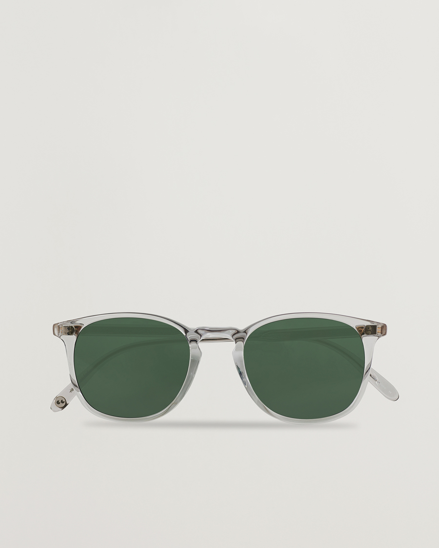 Hombres | Gafas de sol | Garrett Leight | Kinney 49 Sunglasses Transparent/Green