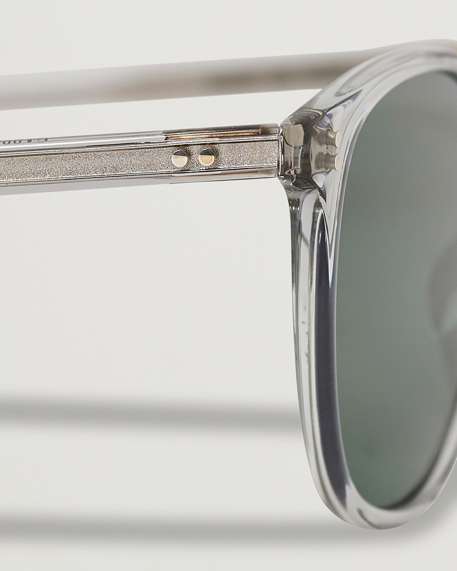 Hombres | Gafas de sol | Garrett Leight | Kinney 49 Sunglasses Transparent/Green