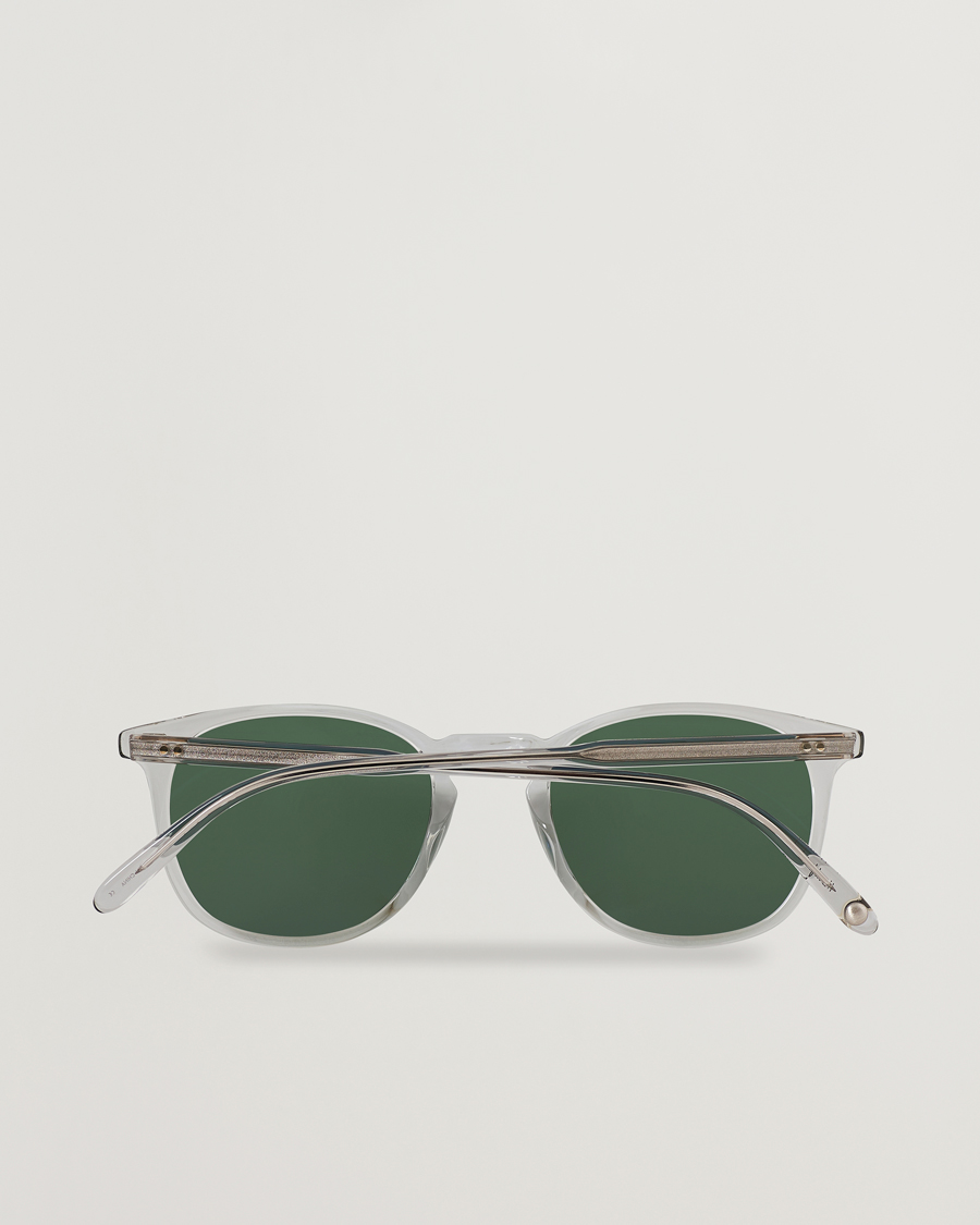 Hombres | Gafas de sol | Garrett Leight | Kinney 49 Sunglasses Transparent/Green