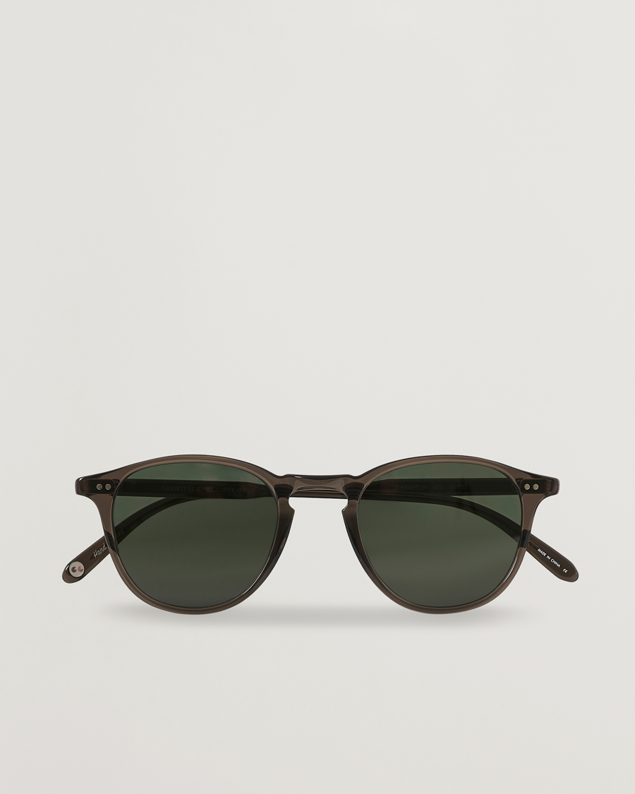 Hombres | Gafas de sol | Garrett Leight | Hampton 46 Sunglasses Black Glass
