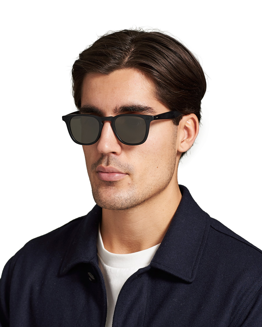Hombres | Garrett Leight Hampton X Sunglasses Matte Black | Garrett Leight | Hampton X Sunglasses Matte Black