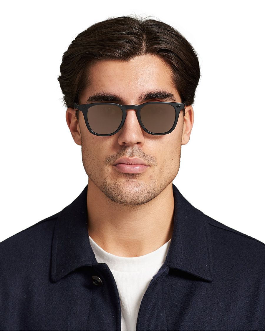 Hombres | Garrett Leight Hampton X Sunglasses Matte Black | Garrett Leight | Hampton X Sunglasses Matte Black
