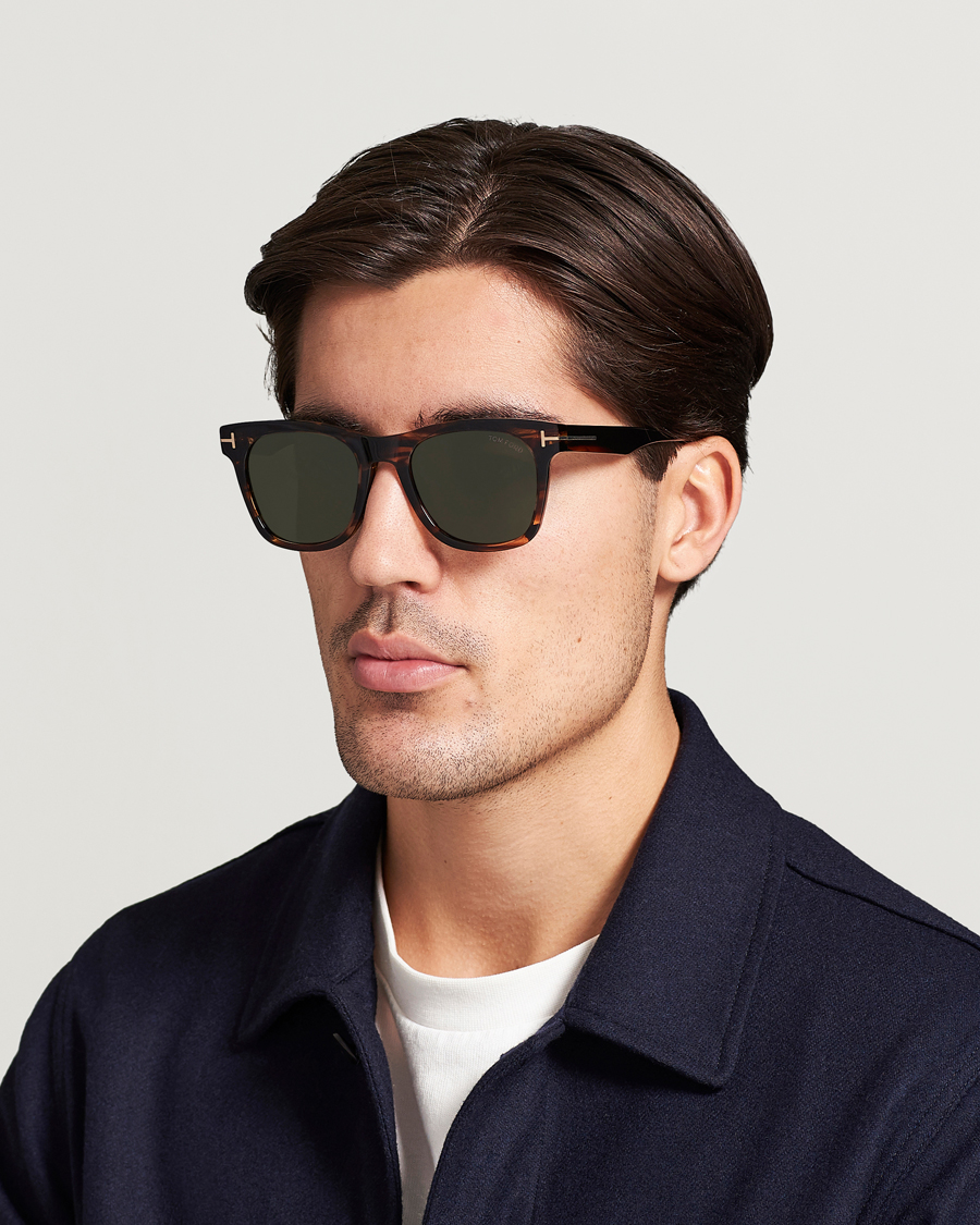 Hombres | Tom Ford Brooklyn TF833 Sunglasses Brown | Tom Ford | Brooklyn TF833 Sunglasses Brown