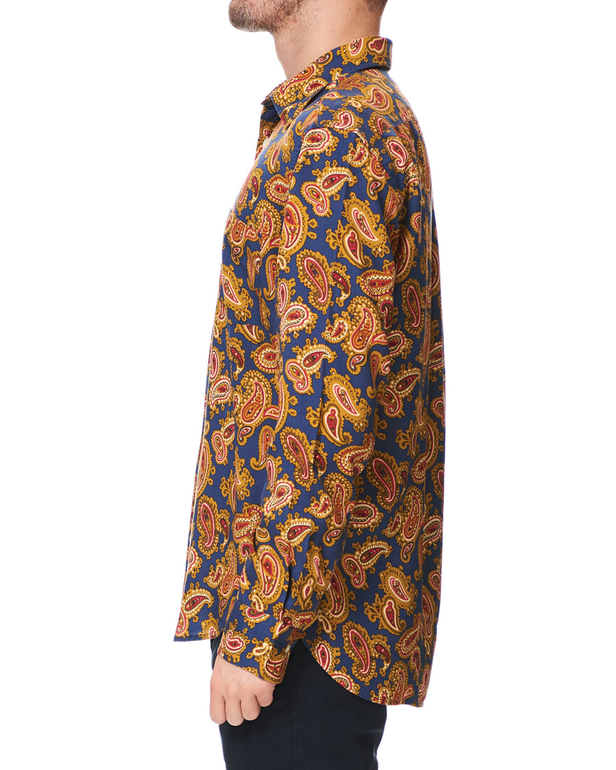 Hombres | Camisas | GANT | Luke Edward Hall Town Paisley Shirt College Blue