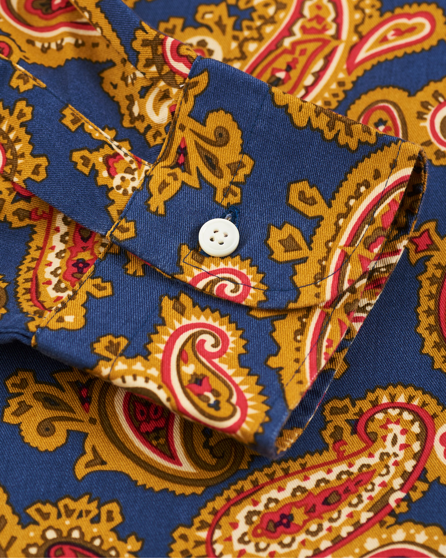 Hombres | Camisas | GANT | Luke Edward Hall Town Paisley Shirt College Blue