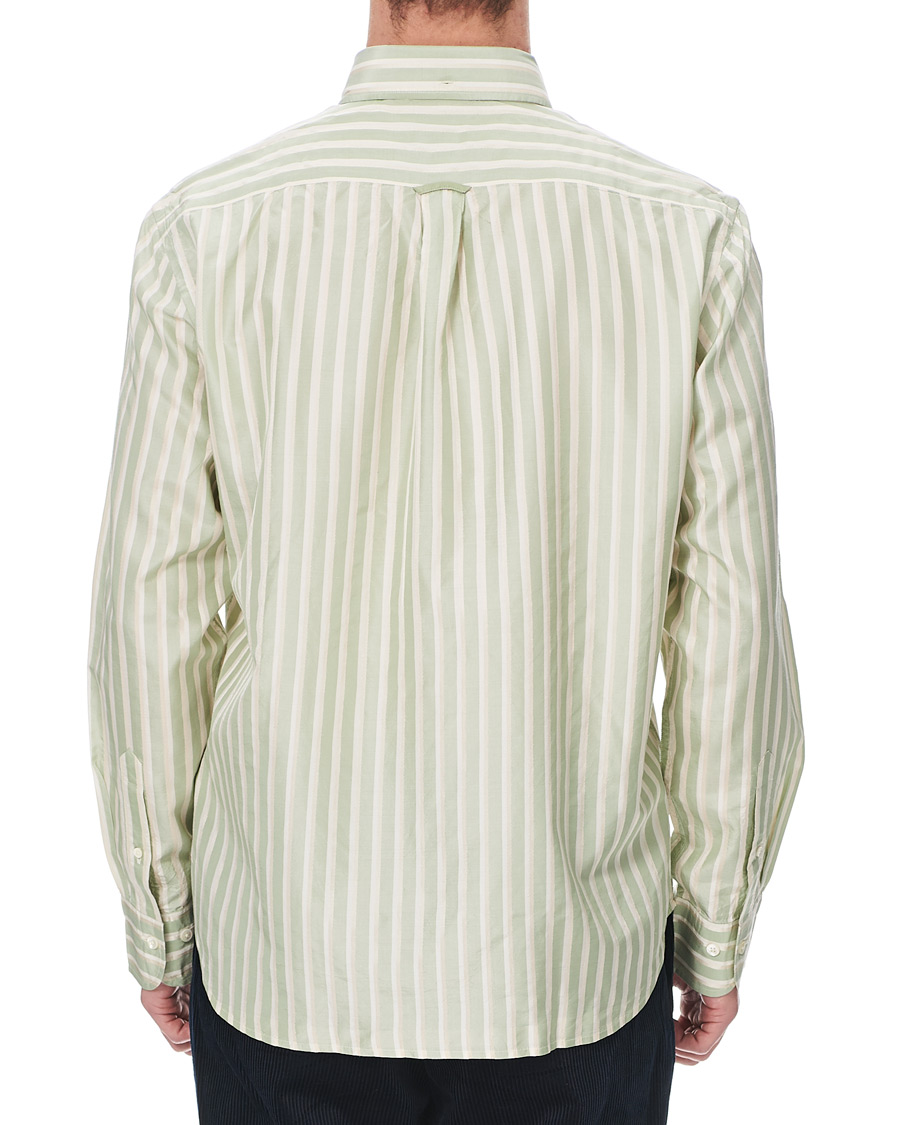 Hombres | Camisas | GANT | Luke Edward Hall Silk Stripe Shirt Pepermint