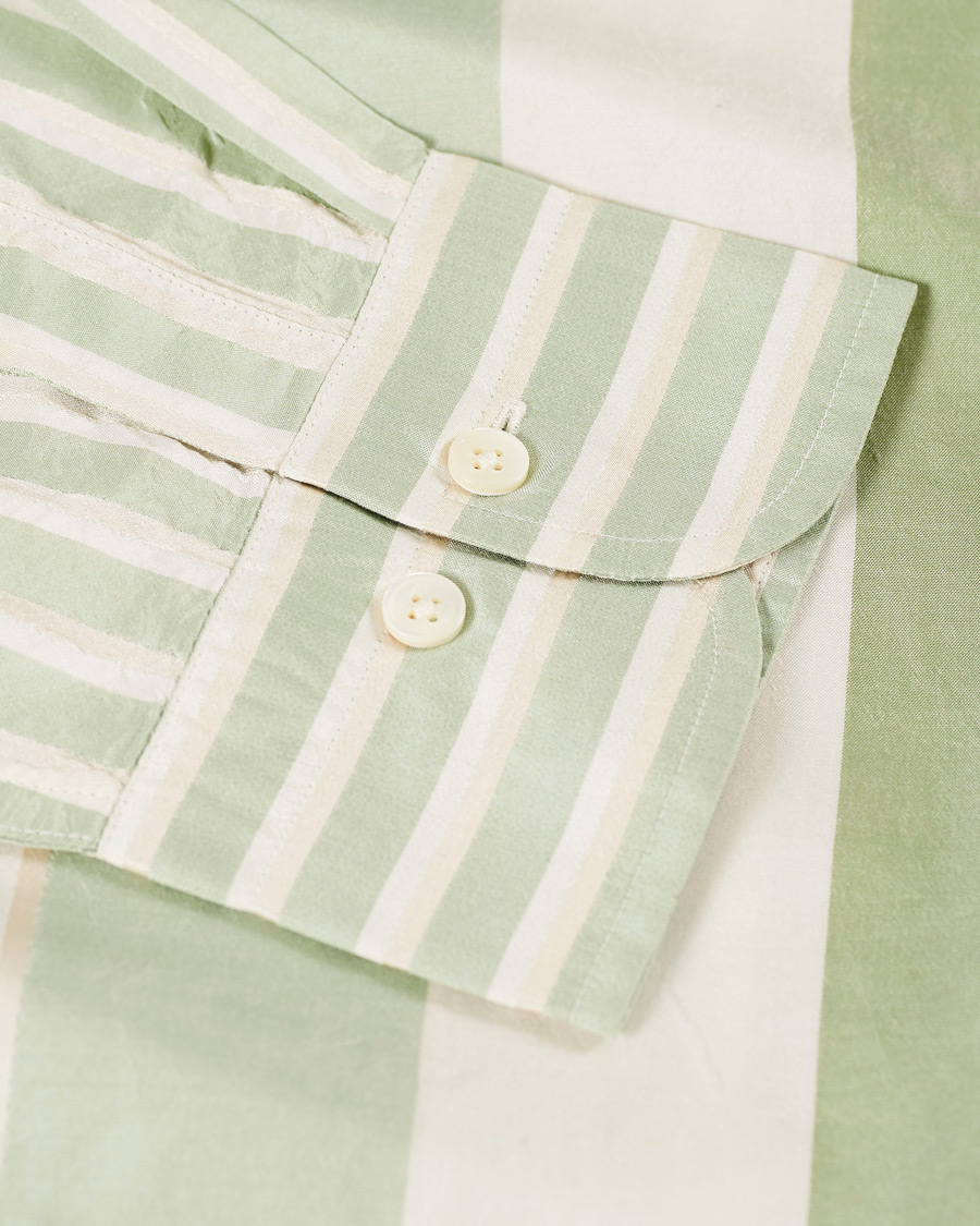 Hombres | Camisas | GANT | Luke Edward Hall Silk Stripe Shirt Pepermint