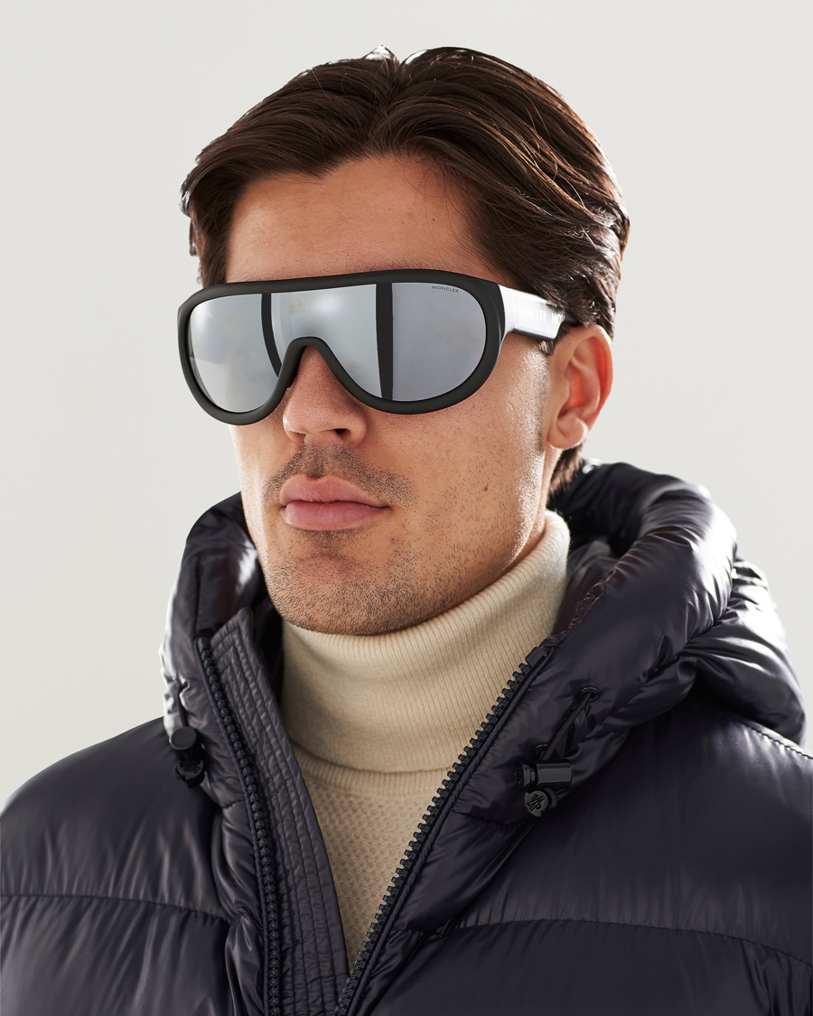 Hombres | Moncler Lunettes ML0106 Sunglasses Matte Black | Moncler Lunettes | ML0106 Sunglasses Matte Black