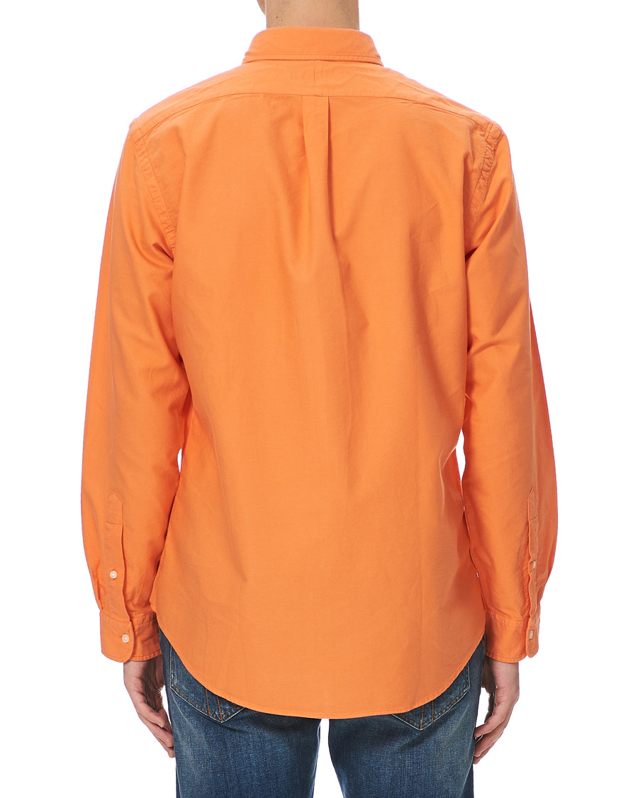 Hombres | Camisas | Polo Ralph Lauren | Slim Fit Garment Dyed Oxford Shirt Orange