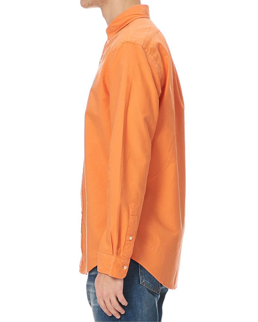 Hombres | Camisas | Polo Ralph Lauren | Slim Fit Garment Dyed Oxford Shirt Orange