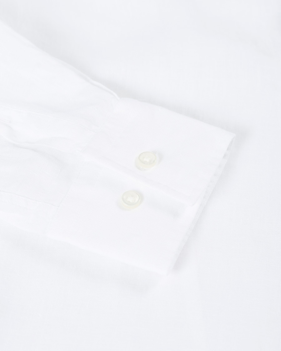 Hombres | Camisas | BOSS BLACK | BOSS Joy Linen Shirt White