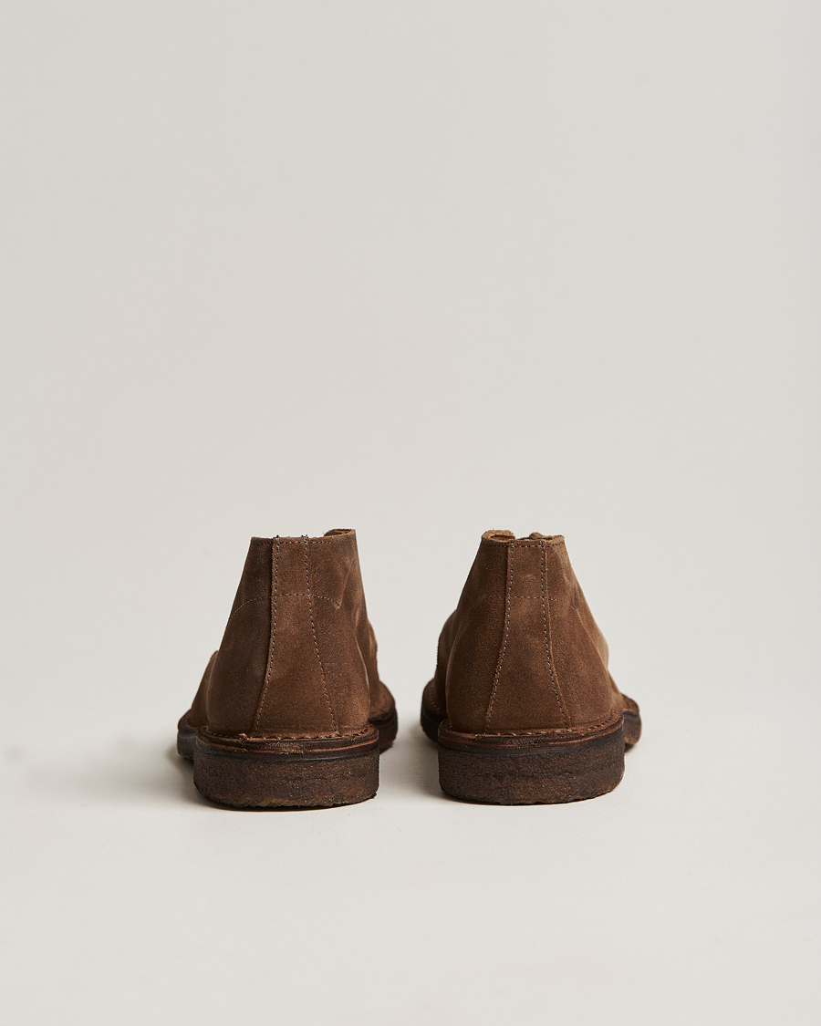 Hombres | Botas | Drake's | Crosby Moc-Toe Suede Chukka Boots Brown