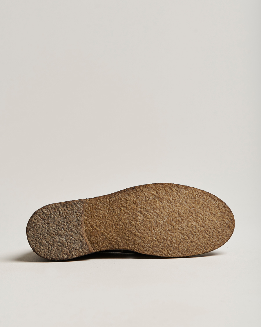 Hombres | Botas | Drake's | Crosby Moc-Toe Suede Chukka Boots Dark Brown