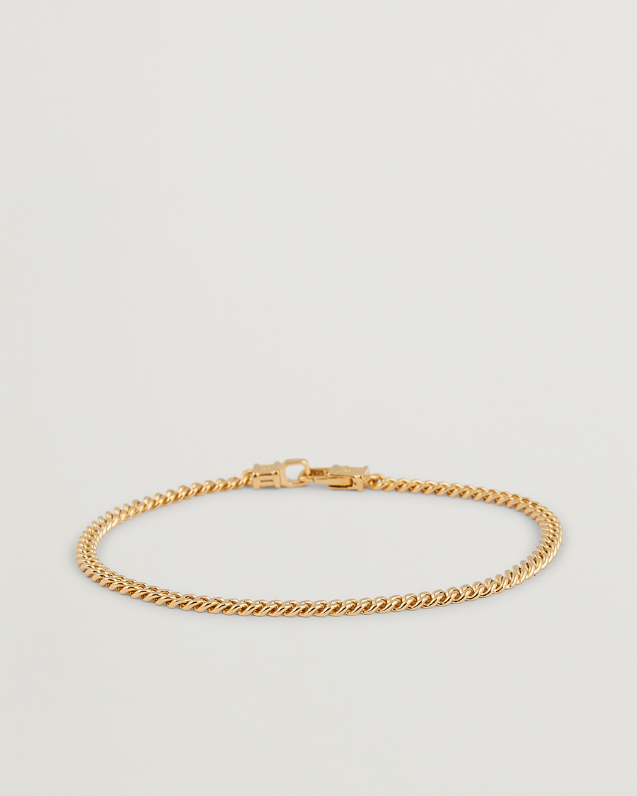 Hombres | Joyas | Tom Wood | Curb Bracelet M Gold