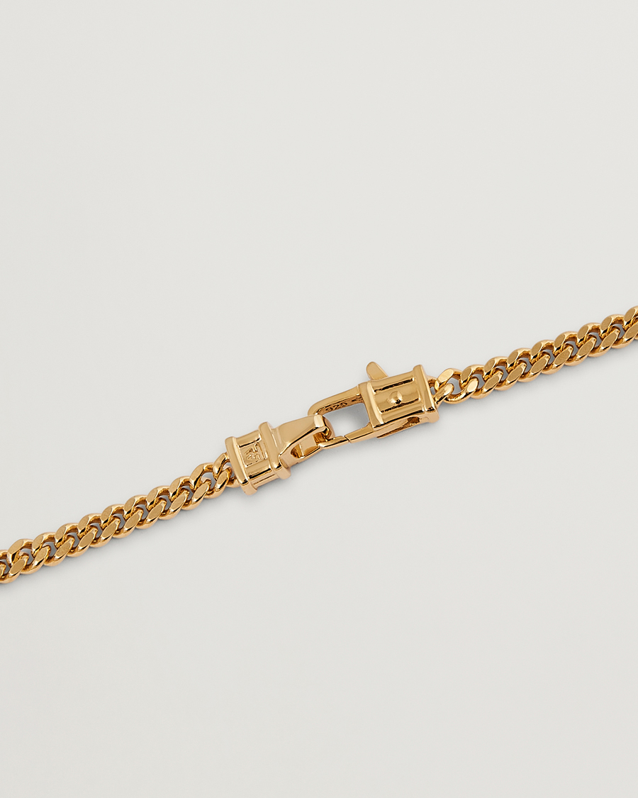 Hombres | Joyas | Tom Wood | Curb Bracelet M Gold