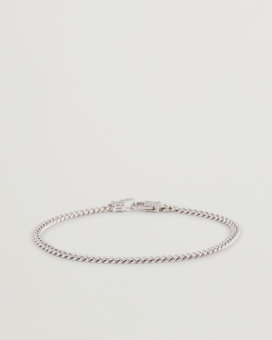 Hombres | Joyas | Tom Wood | Curb Bracelet M Silver