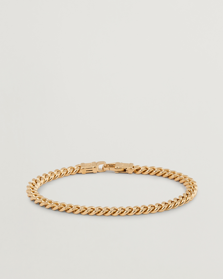 Hombres | Joyas | Tom Wood | Curb Bracelet L Gold