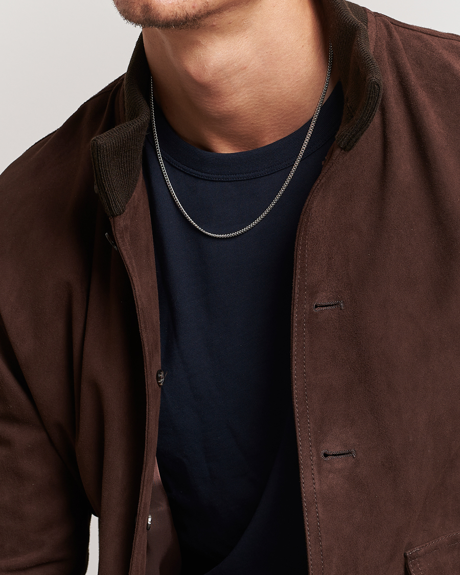 Hombres | Joyas | Tom Wood | Curb Chain M Necklace Silver