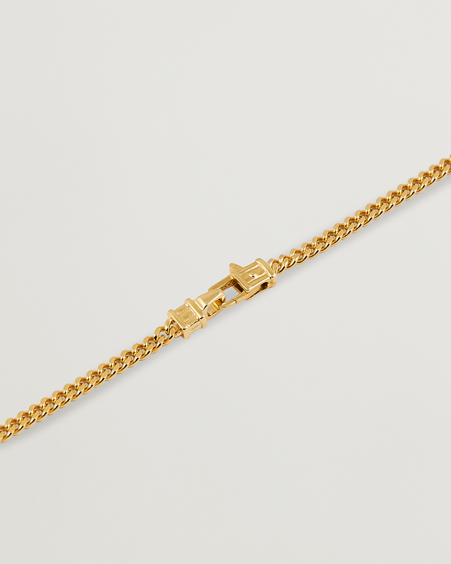 Hombres | Joyas | Tom Wood | Curb Chain M Necklace Gold