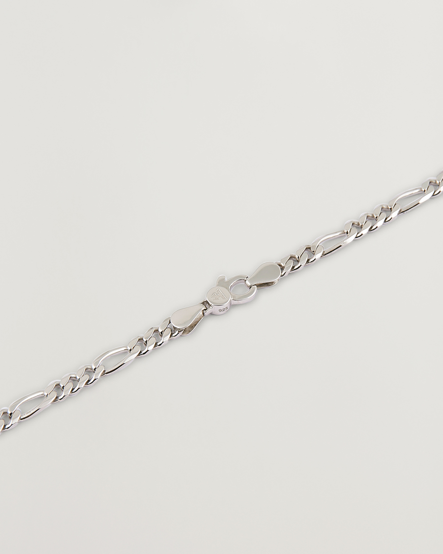 Hombres | Tom Wood Figaro Chain Necklace Silver | Tom Wood | Figaro Chain Necklace Silver