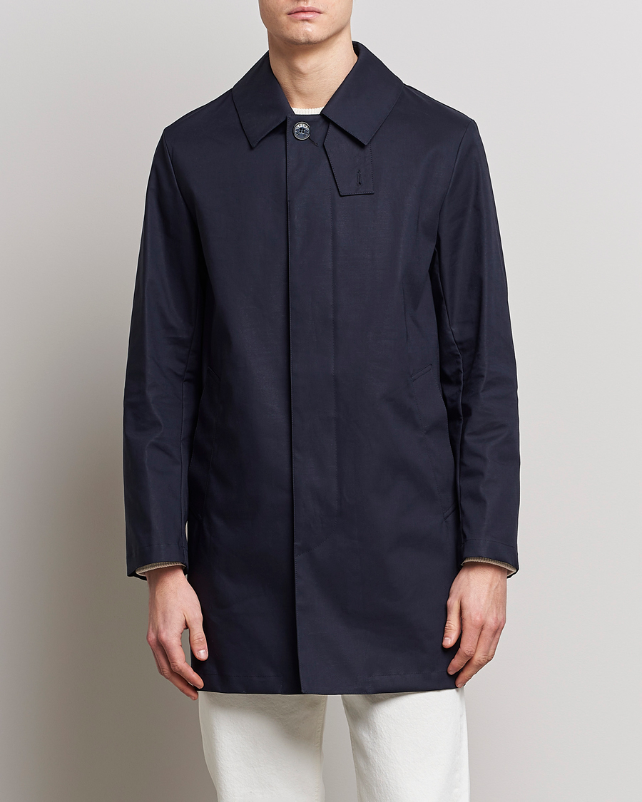 Hombres | Abrigos y chaquetas | Mackintosh | Cambridge Car Coat Navy