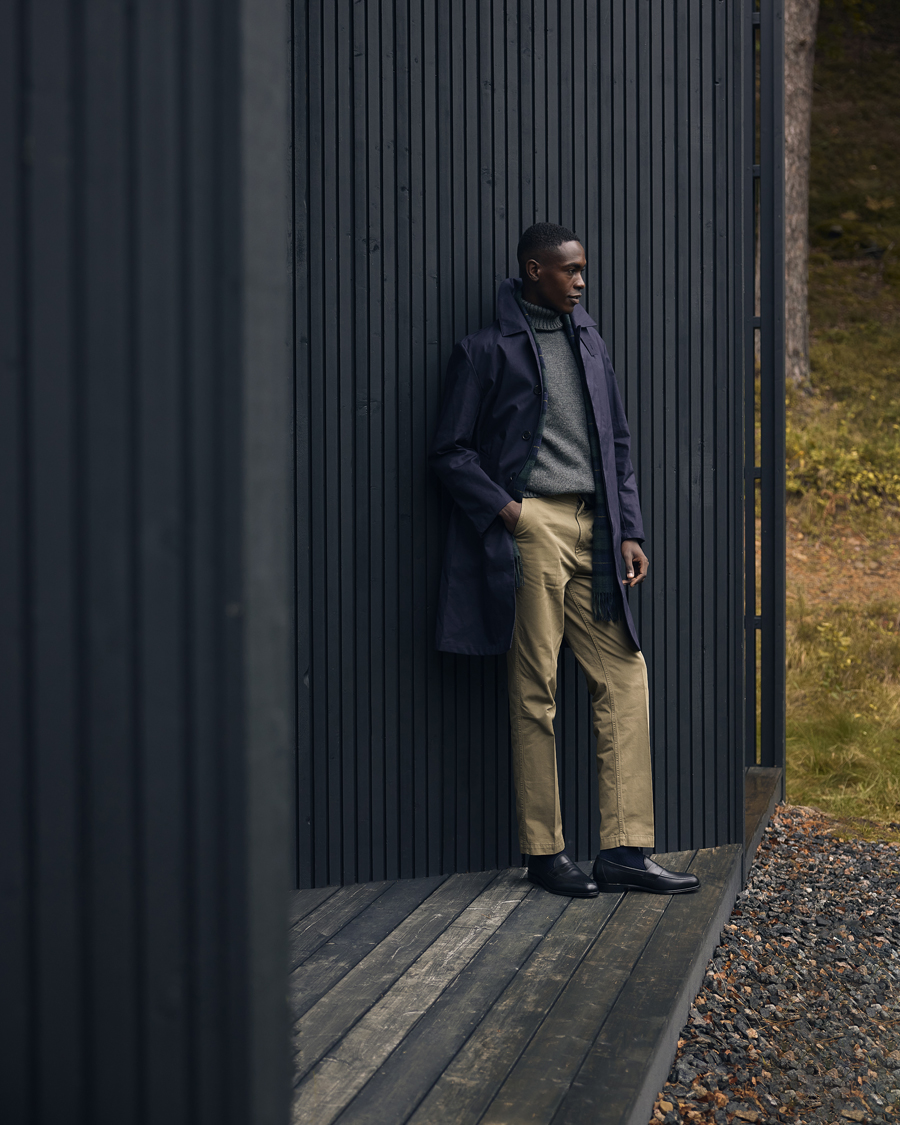 Hombres | Abrigos y chaquetas | Mackintosh | Cambridge Car Coat Navy