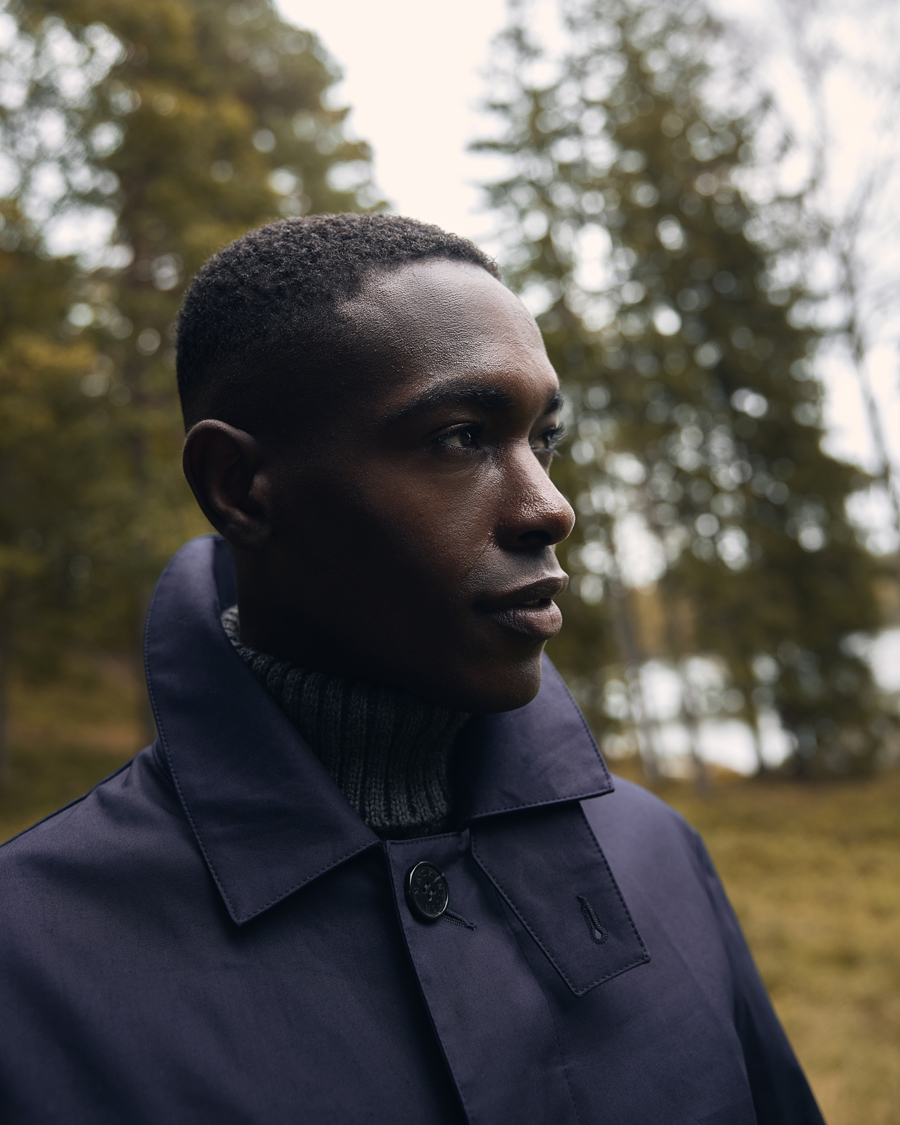 Hombres | Abrigos y chaquetas | Mackintosh | Cambridge Car Coat Navy