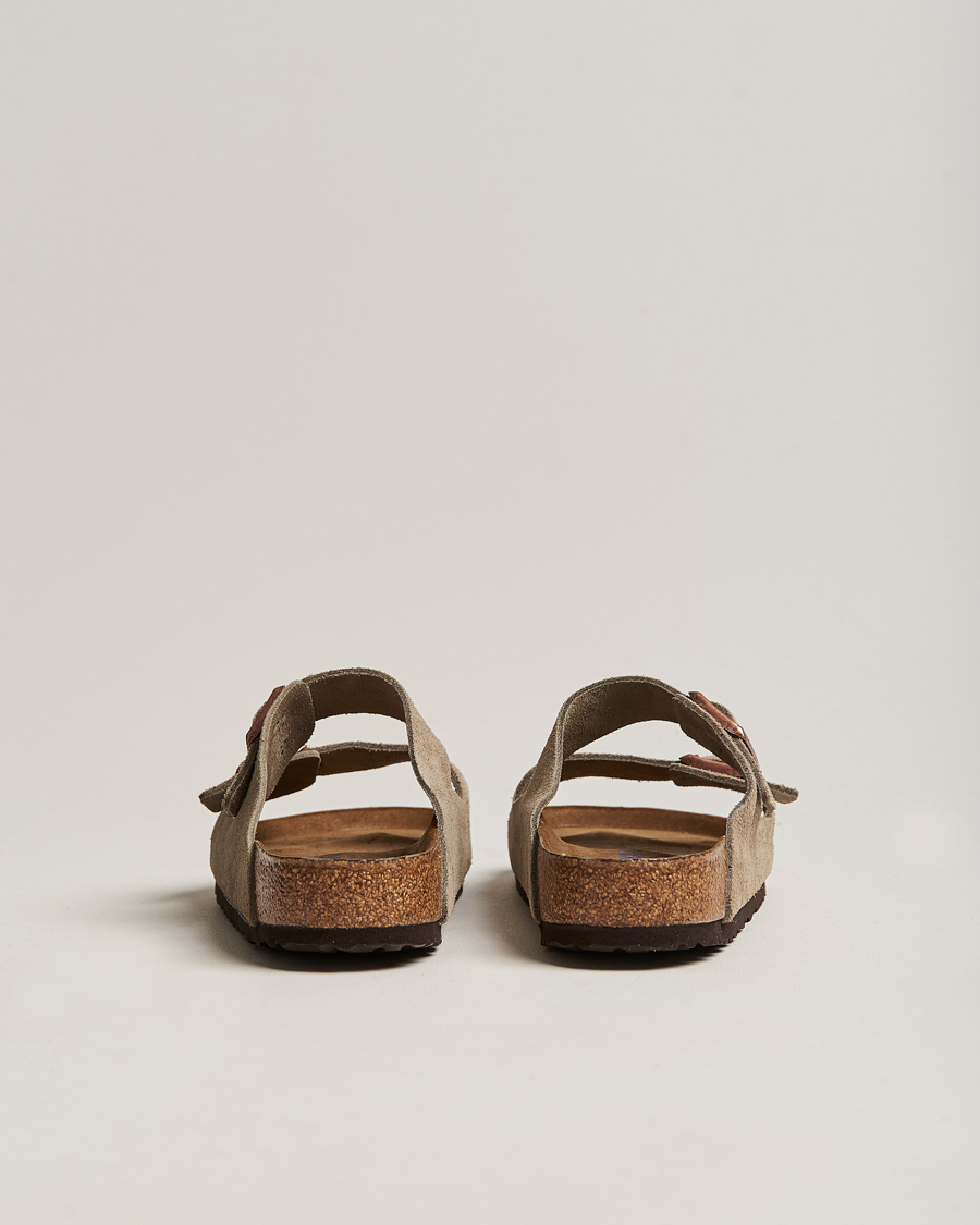 Hombres | Sandalias y chanclas | BIRKENSTOCK | Arizona Soft Footbed Taupe Suede