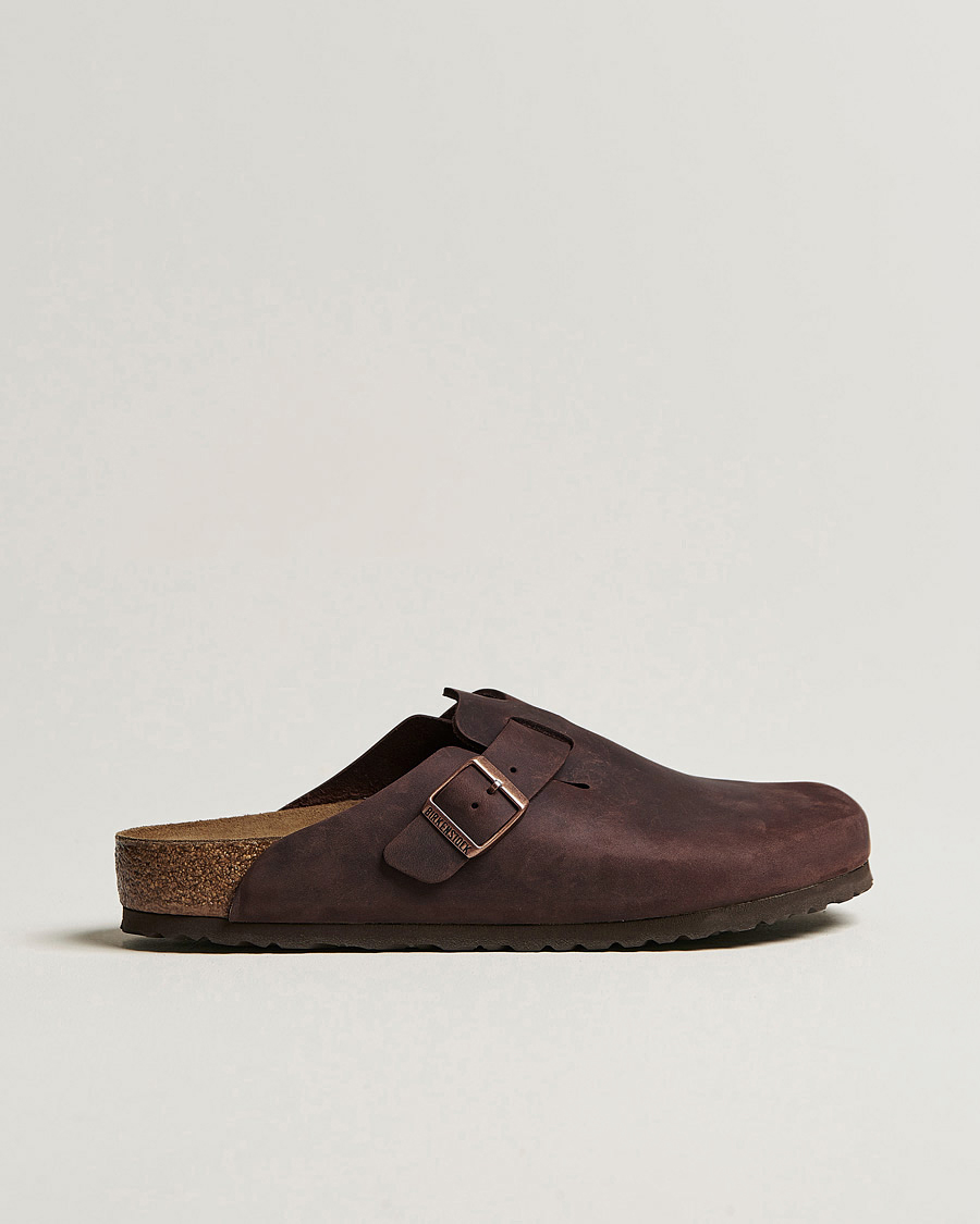 Hombres | Sandalias y chanclas | BIRKENSTOCK | Boston Classic Footbed Habana Oiled Leather