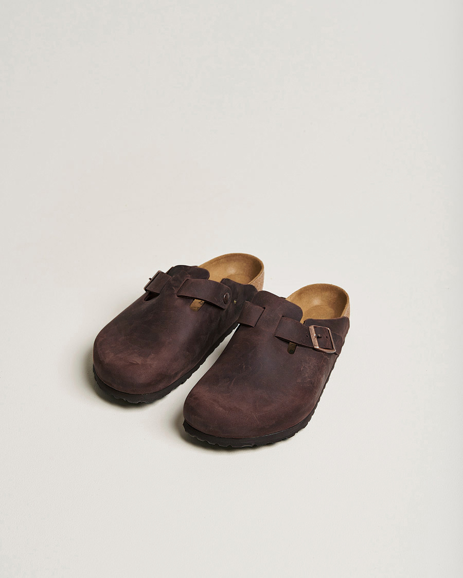 Hombres | Sandalias y chanclas | BIRKENSTOCK | Boston Classic Footbed Habana Oiled Leather