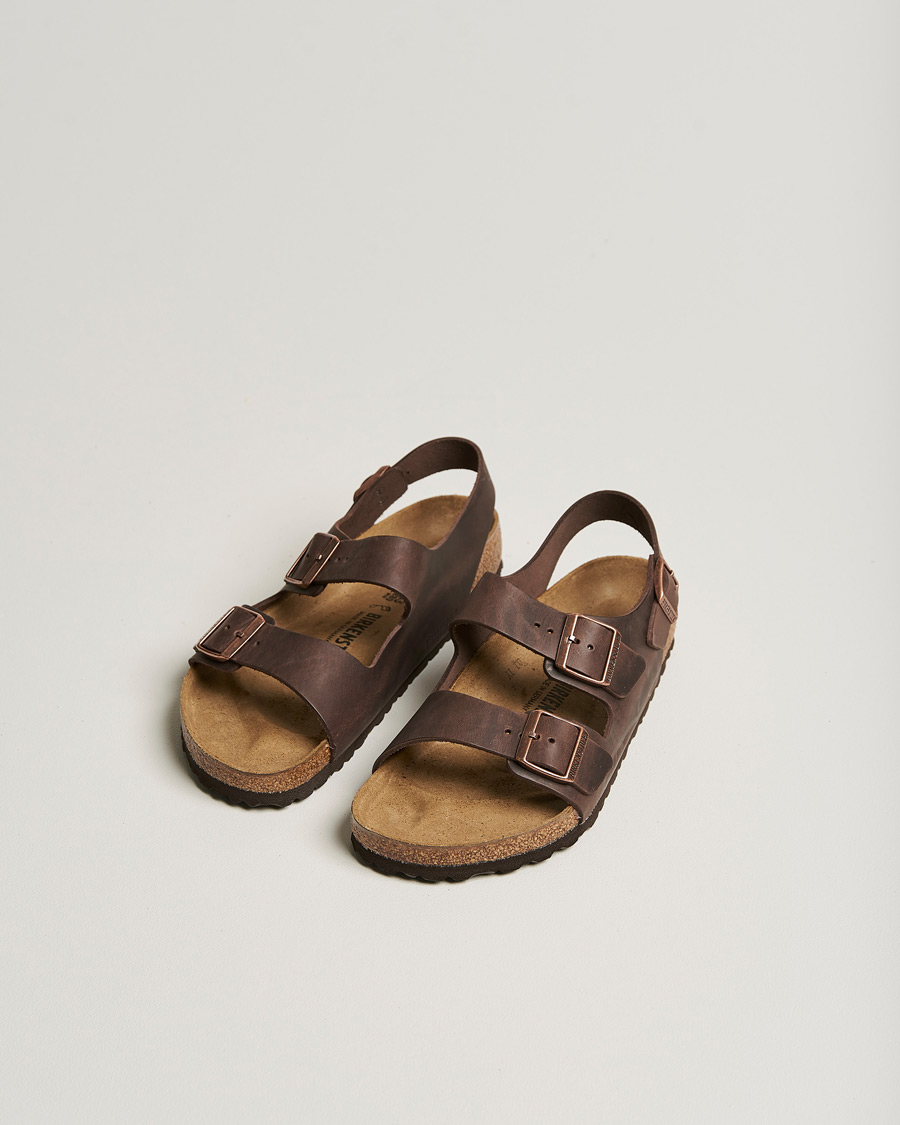Hombres | Zapatos | BIRKENSTOCK | Milano Classic Footbed Habana Oiled Leather