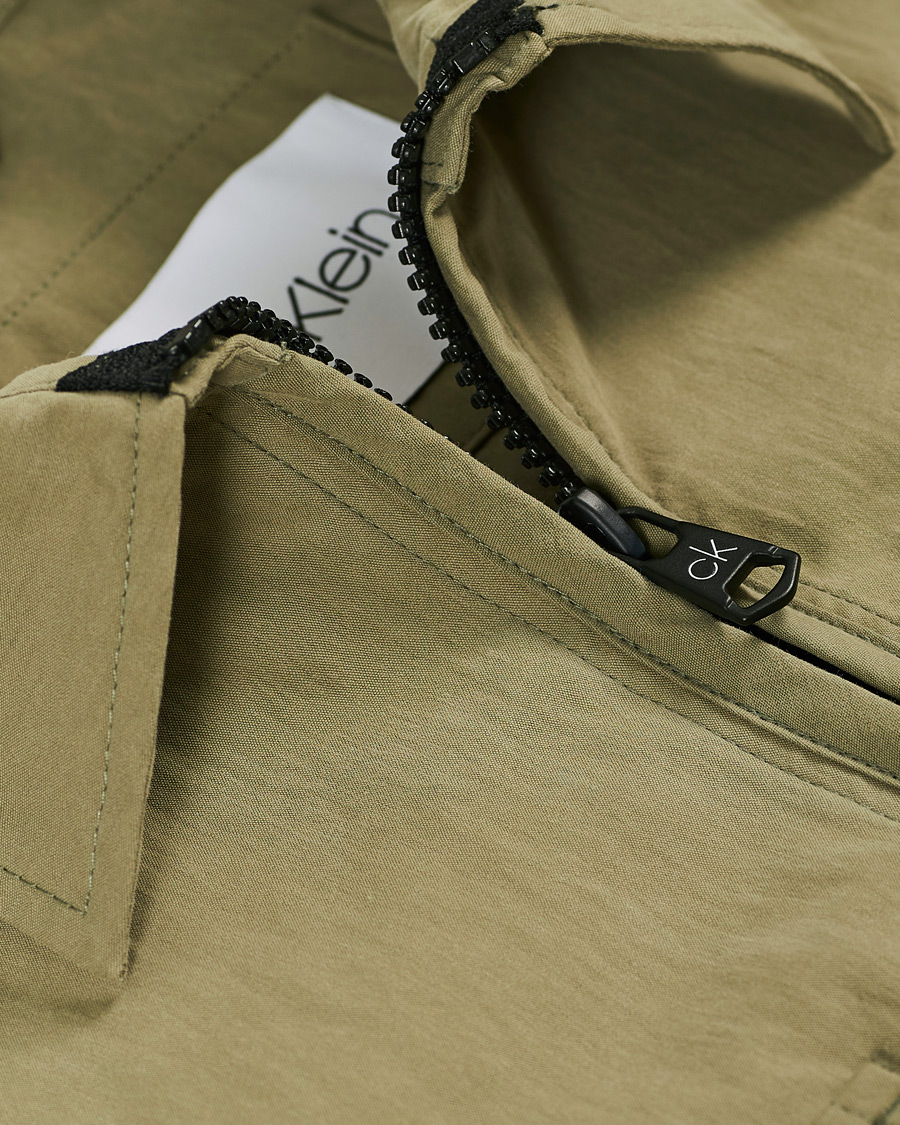 Hombres | Calvin Klein Light Shirt Jacket Delta Green | Calvin Klein | Light Shirt Jacket Delta Green