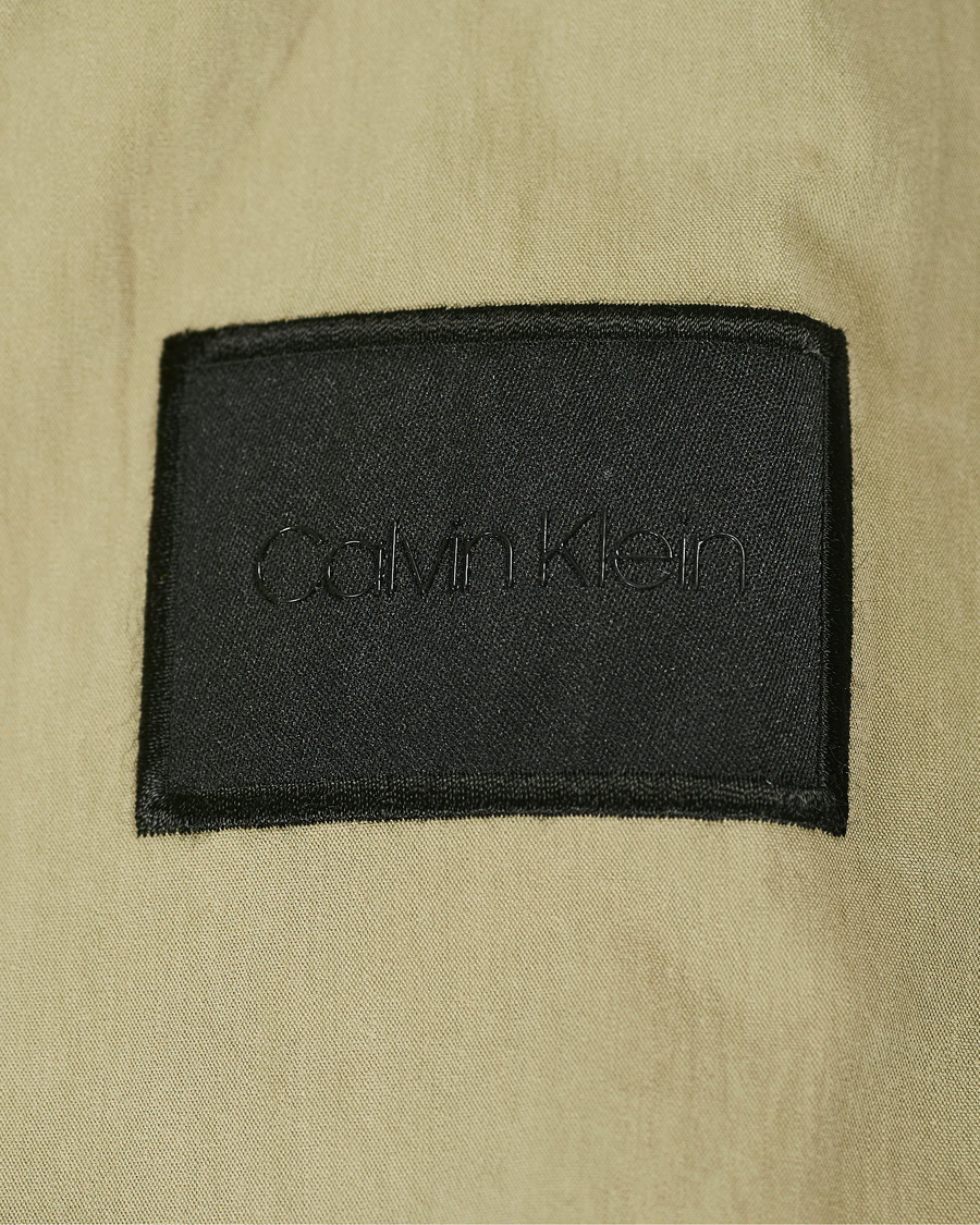 Hombres | Calvin Klein Light Shirt Jacket Delta Green | Calvin Klein | Light Shirt Jacket Delta Green