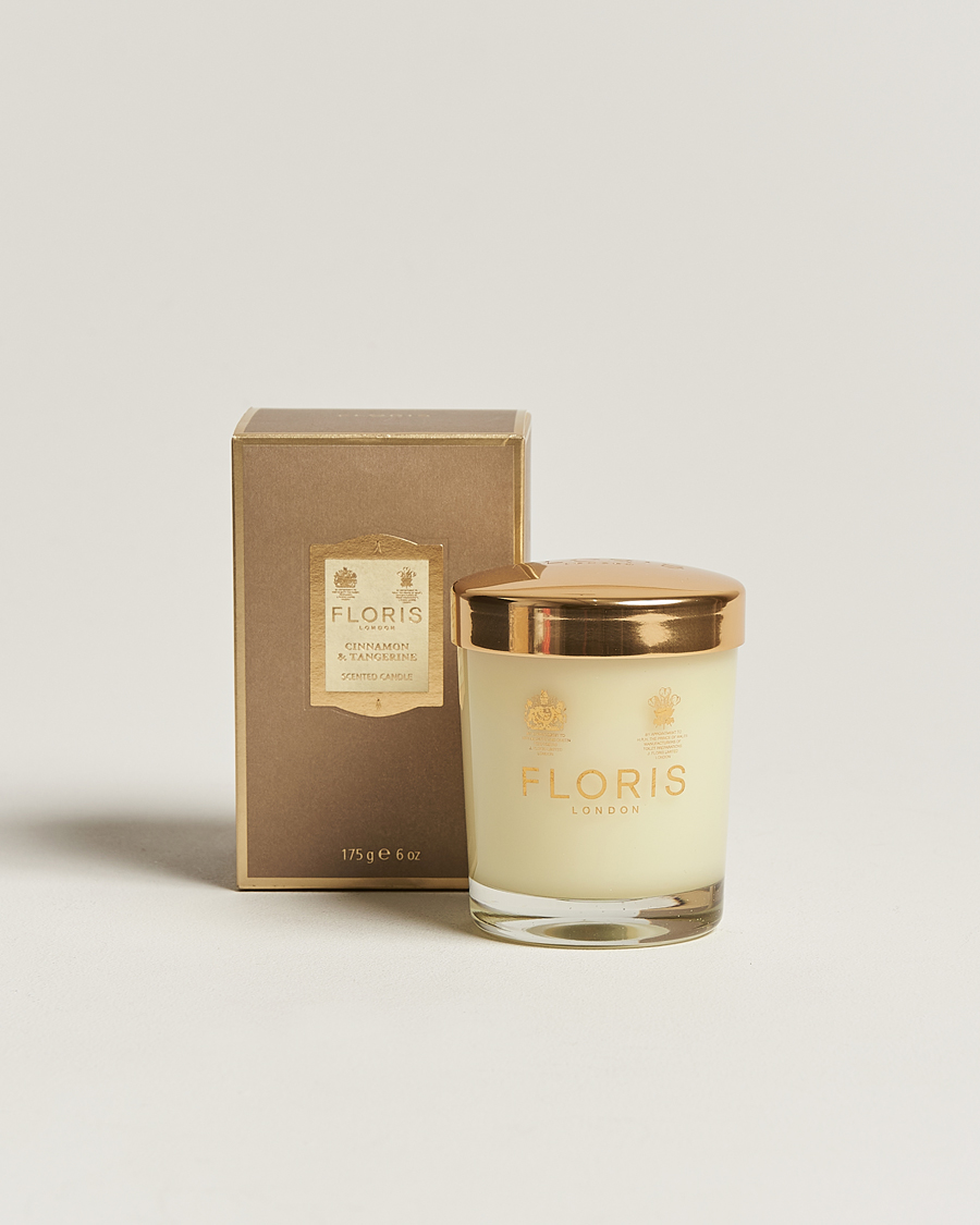 Hombres | Velas perfumadas | Floris London | Scented Candle Cinnamon & Tangerine 175g