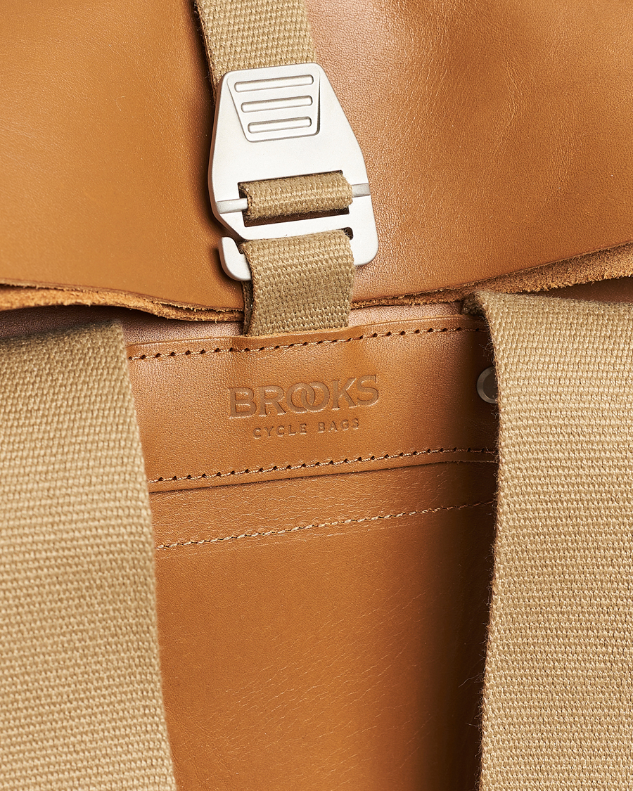 Hombres | Brooks England Pickwick Large Leather Backpack Honey | Brooks England | Pickwick Large Leather Backpack Honey