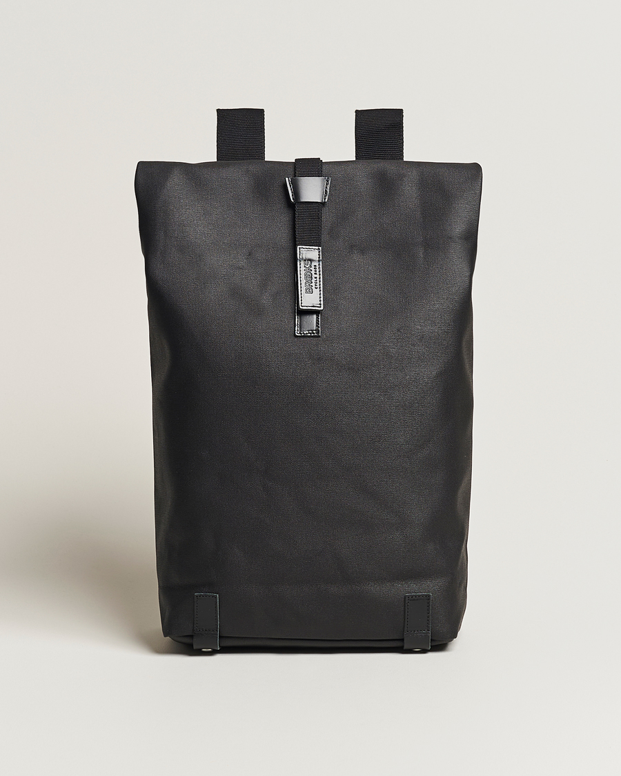 Hombres | Brooks England Pickwick Cotton Canvas 26L Backpack Total Black | Brooks England | Pickwick Cotton Canvas 26L Backpack Total Black