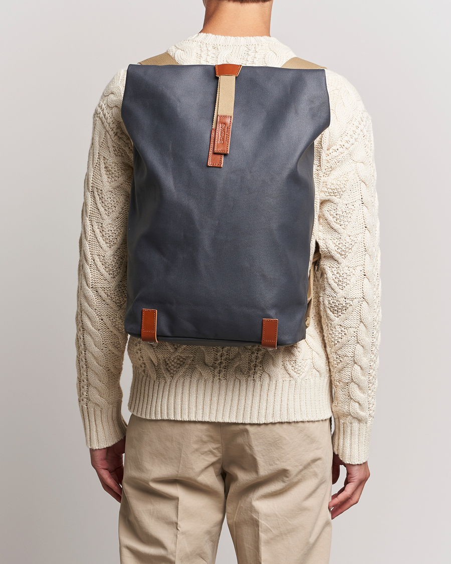 Hombres |  | Brooks England | Pickwick Cotton Canvas 26L Backpack Grey Honey