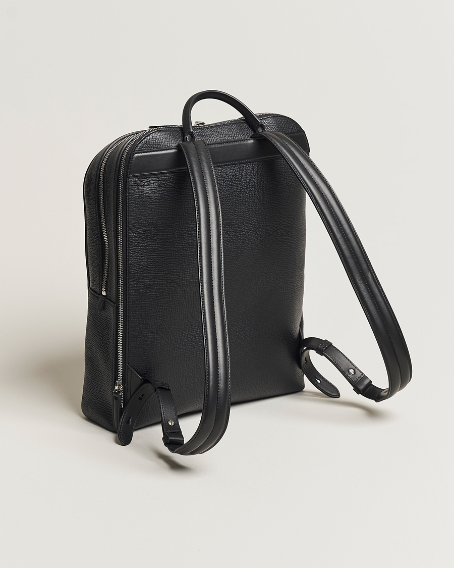 Hombres | Smythson Ludlow Zip Around Backpack Black | Smythson | Ludlow Zip Around Backpack Black