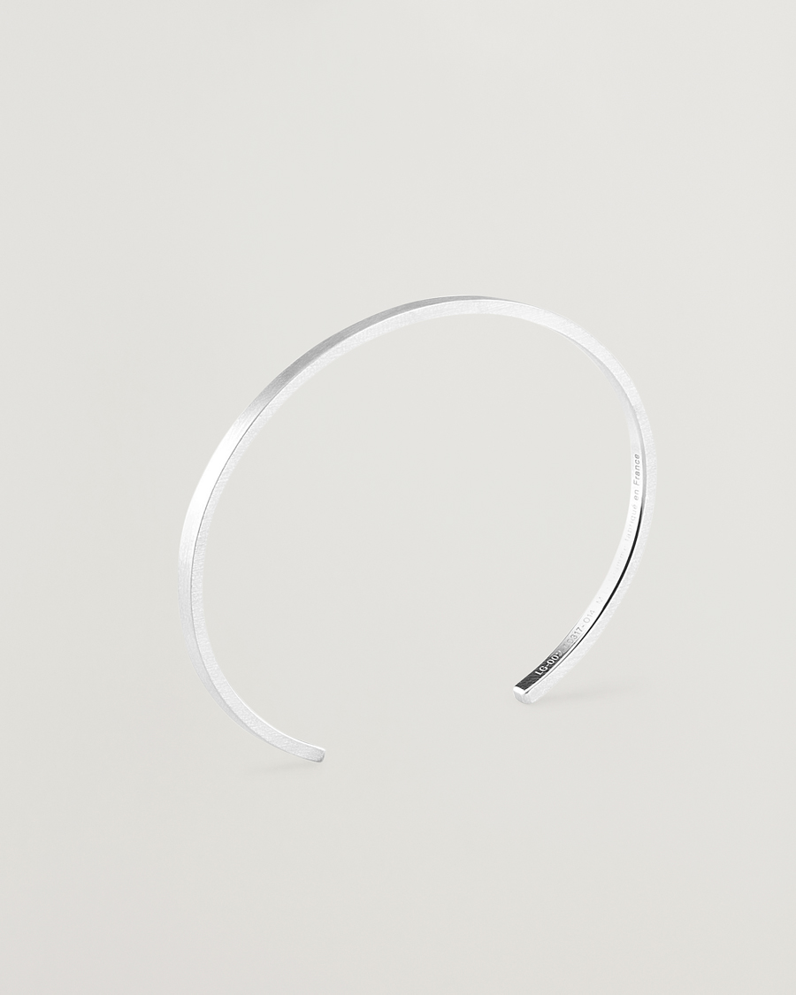 Hombres | Joyas | LE GRAMME | Ribbon Bracelet Brushed Sterling Silver 7g