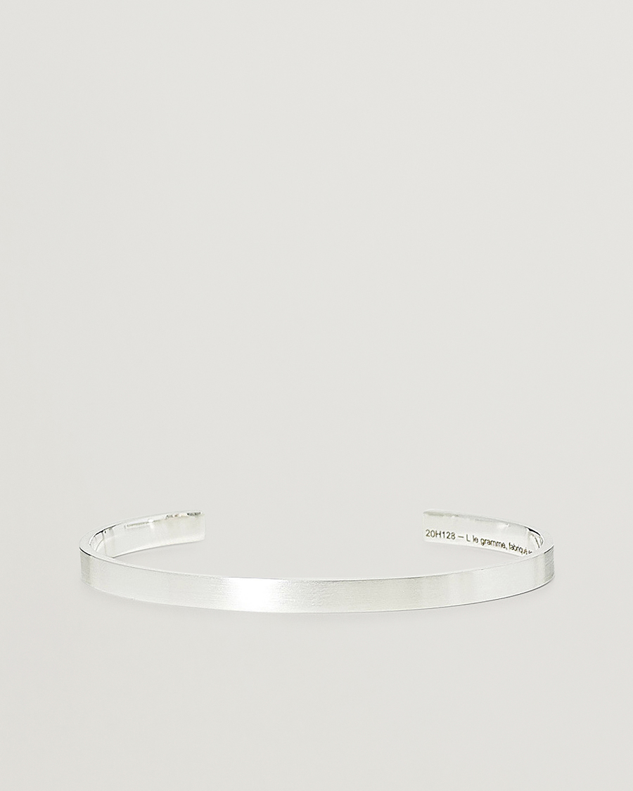 Hombres | LE GRAMME Ribbon Bracelet Brushed Sterling Silver 15g | LE GRAMME | Ribbon Bracelet Brushed Sterling Silver 15g