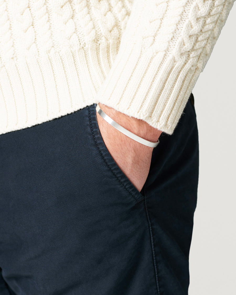 Hombres | LE GRAMME Ribbon Bracelet Brushed Sterling Silver 15g | LE GRAMME | Ribbon Bracelet Brushed Sterling Silver 15g