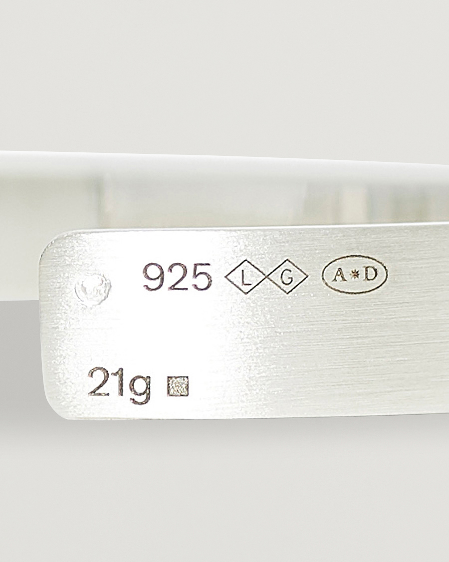 Hombres | Joyas | LE GRAMME | Ribbon Bracelet Brushed Sterling Silver 21g
