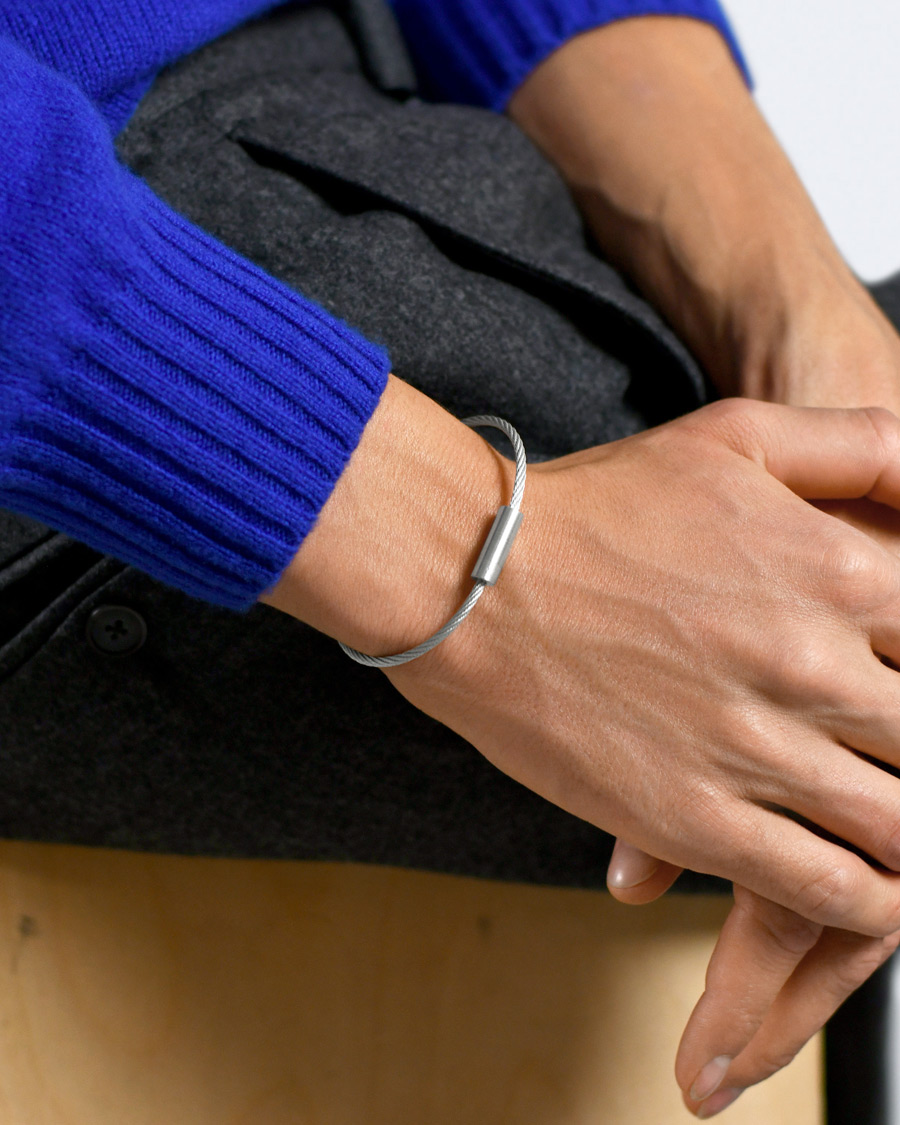 Hombres | Joyas | LE GRAMME | Cable Bracelet Brushed Sterling Silver 9g