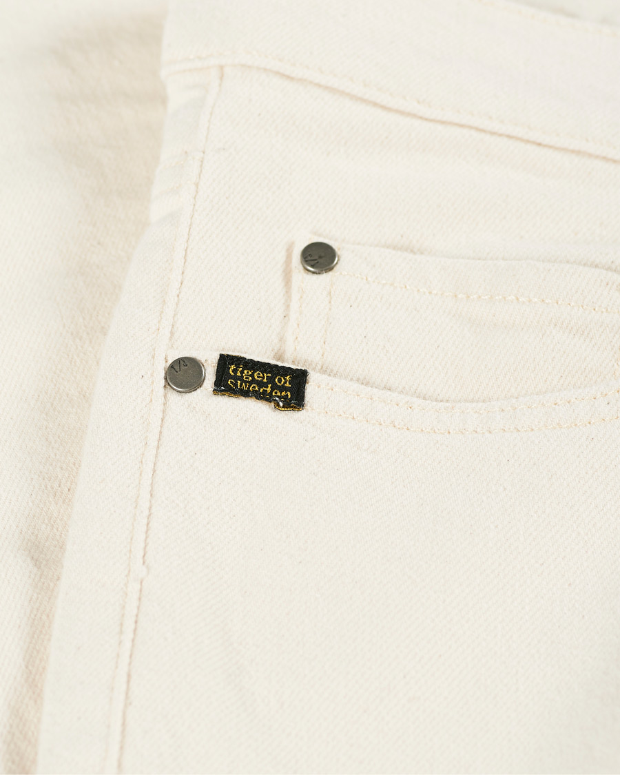 Hombres | Vaqueros | Tiger of Sweden Jeans | Pistolero Comfort Stretch Discovery Jeans Ecru
