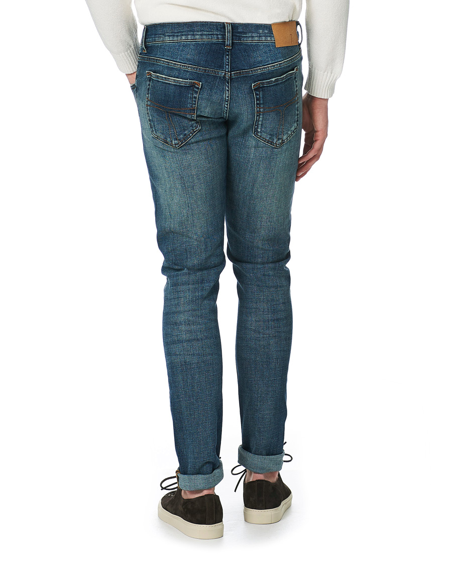 Hombres | Vaqueros | Tiger of Sweden Jeans | Slim Super Stretch Ideal Jeans Medium Blue