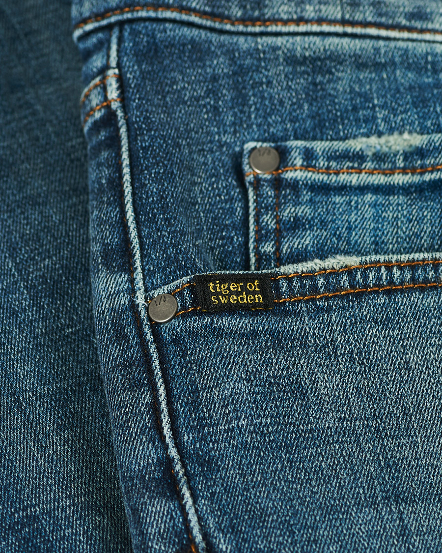 Hombres | Vaqueros | Tiger of Sweden Jeans | Slim Super Stretch Ideal Jeans Medium Blue
